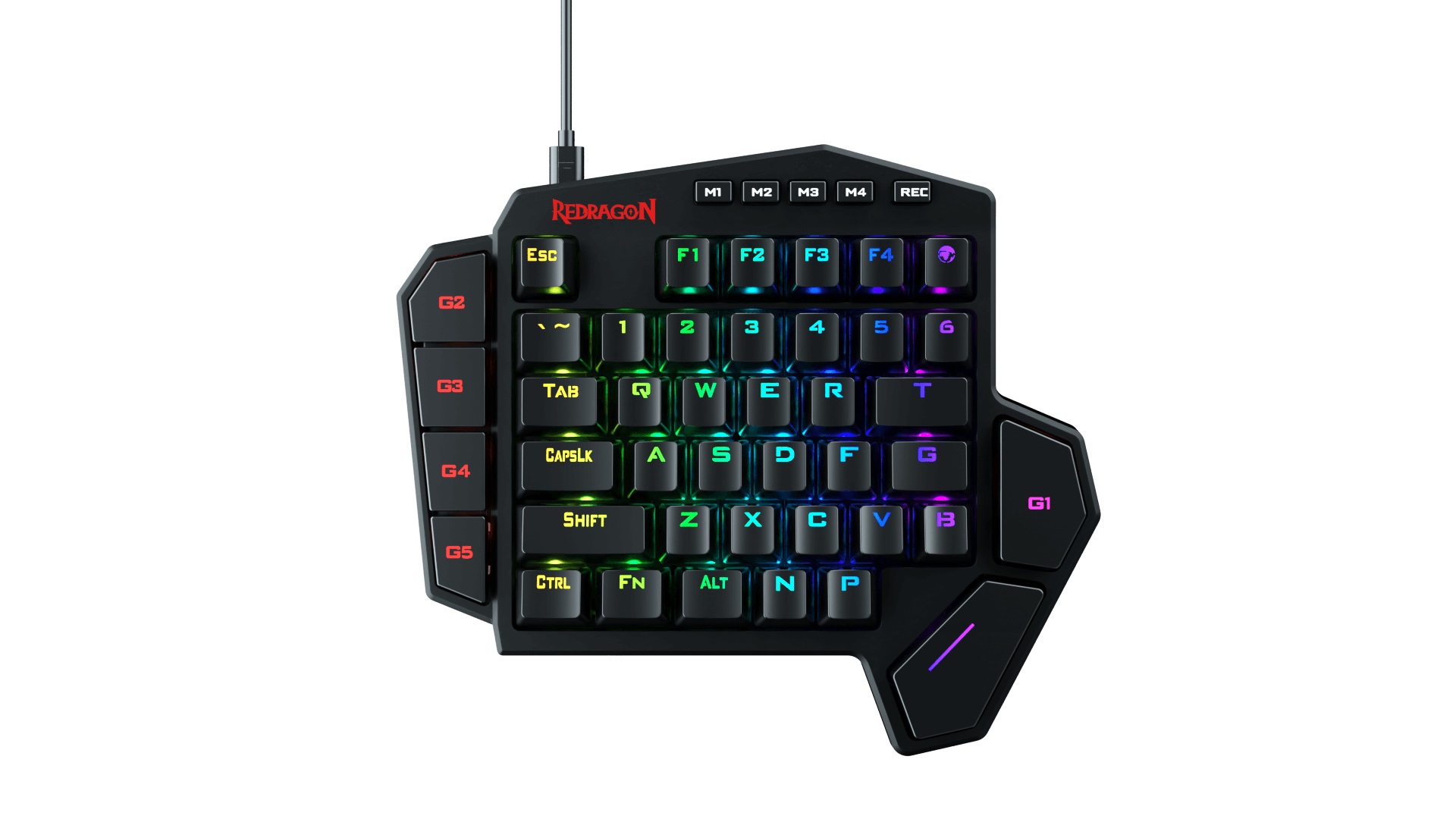 TECLADO GAMER REDRAGON K585 RGB DITI MECANICO BROWN SWITCH MINI