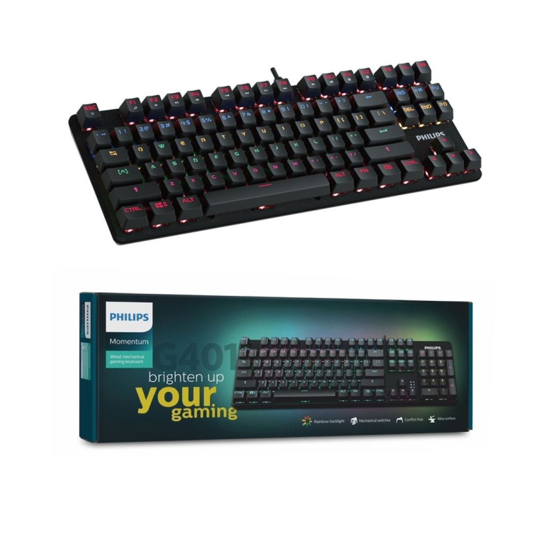 teclado-gamer-philips-g901-rgb-mecanico-mix-light-switch-blue